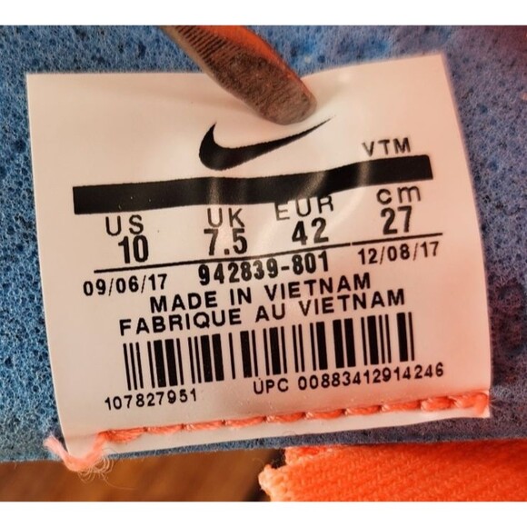 Nike Free RN Flyknit 2018 Womens Size 10 Crimson Pulse Running Shoes 942839-801 - Picture 9 of 9